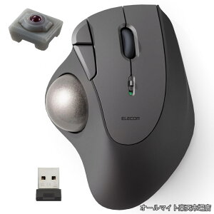 �y���������z���C�����X �g���b�N�{�[�� �}�E�X ����2.4GHz IST (�A�C�G�X�e�B�[) �V���[�Y 5�{�^�� �e�w���� �l�H���r�[�x�� Windows/mac/Chrome �u���b�N 1 M-IT10DRABK