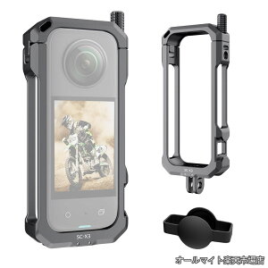 �y���������z�����ɒ��󒤍����̗p���� insta360 X3 �p�P�[�W�́A�E���� 1/4 �C���`�̃l�W���ƃR�[���h �V���[ �}�E���g������Ă���A�R�[���h �V���[�� LED ���C�g�⃉�C�g�Ȃǂ̂��܂��܂�