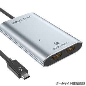 �y���������z�T���_�[�{���g3 HDMI�A�_�v�^�[ �f���A��4K �V���O��5K �f�B�X�v���C�A�_�v�^�[ Thunderbolt 3 Dual 4K or Single 5K HDMI Adapter Mac��Windows �Ή�(USB-C�Ƃ͔�Ή��ƂȂ�܂��j