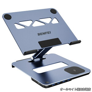 �y���������z�m�[�g�p�\�R���X�^���h 6in1 USB-C�h�b�L���O�X�e�[�V���� ���C���C�����X�[�d(15W) �Ή� PD100W�[�d HDMI 4K@60Hz USB3.0×4 KVM�ؑ֋@�\���� MacBook Pro/Air�EiPad Pro�EXPS�EThinkPad���}���`�f�o