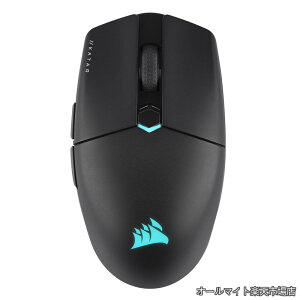 �y���������ziCUE KATAR Elite Wireless ���C�����X�Q�[�~���O�}�E�X �y�ʃ}�E�X �E���\�P�[�u���t�� CH-931C111-AP �u���b�N