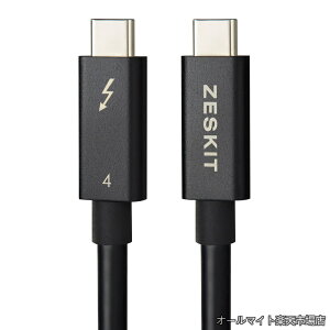 �y���������z(Intel�F��) Thunderbolt 4�P�[�u�� 40Gbps 100W �A�N�e�B�u 1.5m USB4 USB3�Ή�