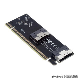 �y���������z74�s�� �f���A�� �X�������C�� SFF-8654 ���[�v���t�@�C�� - PCIE4.0 PCIE 16X Express 3.0 RAID �J�[�h VROC Raid0 �n�C�p�[�A�_�v�^�[