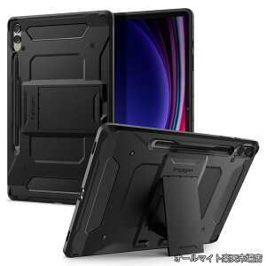 �y���������zGalaxy Tab S10 Plus �P�[�X Galaxy Tab S9 Plus �J�o�[ �Ռ��z�� �ϏՌ� �[�d �L�b�N�X�^���h 2�d�\�� �ϋv�� �^�t�E�A�[�}�[�v�� ACS06835 (�u���b�N)