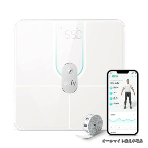 �y���������zEufy (���[�t�B) Smart Scale P2 Pro�i�̏d�̑g���v�j�y�A�v���Ή� / Fitbit�A�g / �̎��b�� / BMI / �S���� / �ؓ��� / ��b��ӗ� / ������ / �̎��b�� / ���� / �������b / �^���p�N�� / ���i