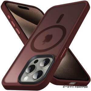�y���������ziPhone 15 Pro Max �P�[�X [Magsafe�Ή�] �}�O�l�b�g���� �}�O�Z�[�t �[�d�Ή� ������ �}�b�g�� �ϏՌ� �ČRMIL�K�i �w��h�~ �X�g���b�v�z�[���t�� �X�}�z�P�[�X �A�C�t�H��15 Pro Max �J