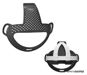 �y���������zfor Meta Quest 3 �w�b�h�o���h �X�g���b�v TPU�S�� ��������z�[���h ���ւ̕��S��a�炰 ��� �݊��i �A�N�Z�T���[ (�u���b�N)