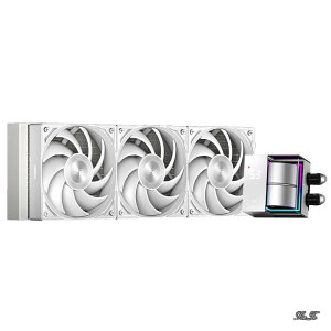 �y���������zCPS DS360 AIO�t��CPU�N�[���[ 360mm���W�G�[�^�[ �f�W�^�����j�^�[�t�� 3�p�b�NF5 R120�P�[�X�t�@�� AM4 AM5 Intel LGA 1700/1851/20XX�Ή� �z���C�g AIO����N�[���[