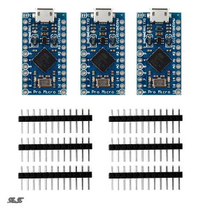 �y���������zMicro��� Atmel mega 32U4 5V/16MHz Module Board �}�C�N���R���g���[���[�{�[�h Arduino�݊� Leonardo Replace Atmel mega 328 Arduino�݊� Pro Mini�ƌ݊� 3�Z�b�g