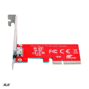 �y���������zPCI-E 3.0 Express 4.0 x4 - Oculink �O�� SFF-8612 SFF-8611 �z�X�g�A�_�v�^�[ �u���P�b�g�t�� PCIe SSD�p
