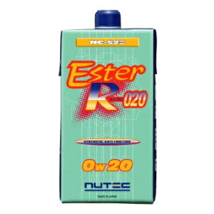 y݌ɂ莞z NUTEC j[ebN ESTER RACING GWIC NC-52E 020 0w20 1L 20L Sx  N} GW IC Sw NC52E 20 0W-20