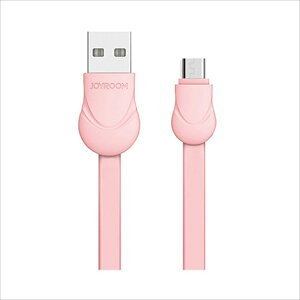 JOYROOM �W���C���[�� �X�}�z microUSB �}���[�d �]���P�[�u�� 2.4A 1.0m Waves �s���N �X�}�[�g�t�H�� �[�d�P�[�u�� ���o�� ��v ������ �S�n�悢��G�� �f���h�~ ���܂Ȃ� �yS-L121�z