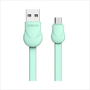 JOYROOM �W���C���[�� �X�}�z microUSB �}���[�d �]���P�[�u�� 2.4A 1.0m Waves �u���[ �X�}�[�g�t�H�� �[�d�P�[�u�� ���o�� ��v ������ �S�n�悢��G�� �f���h�~ ���܂Ȃ� �yS-L121�z