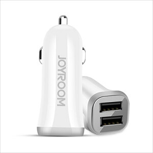 JOYROOM WC[ X}z J[`[W[ 2USB 12-24V microUSB P[ut CAR USB FAST CHARGER zCg VK[\Pbg ԍڏ[d 2|[g USB RpNg yC-M216z