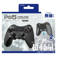 アローン　PS5用無線コントローラー2　ブラック ALG-P5WCK2