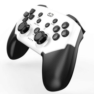 Switch/�X�C�b�` �R���g���[���[ Sungale switch1/2�Ή� �v���R�� �����A�ˋ@�\/�A�˃z�[���h �w�ʃ{�^���t�� �}�N���@�\ Bluetooth5.0�����ڑ� 6���W���C���Z���T�[ Switch1/2/PC/iOS13.0+/Android�Ή� �A�˃R