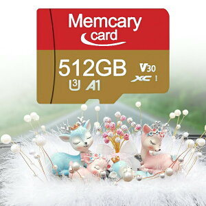 �_���ڋʏ��i�^Memcarycard ���K�i �}�C�N��sd�J�[�h microSDXC 512GB UHS-I U3 V30 A2 4K R:100MB/s �����z�B W:85MB/s 512GB �C�O�p�b�P�[�W 512GB�J�[�h Switch�Ή�