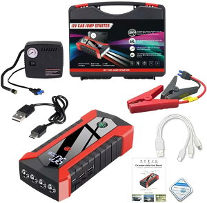 �W�����v�X�^�[�^�[ 12v �ԗp �W�����v�X�^�[�^�[ �ԗp �n�C�u���b�h�ԑΉ��W�����v�X�^�[�^�[ ��C���� 3-in-1���o�C���d�� SOS���C�g �ԗp���d�� ��e�� �S��ނ̃K�\���� ��6L 10.0L�f�B�[