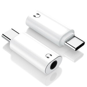 �y5�{�|�C���g�}���\�����z �C���z���W���b�N �ϊ� �^�C�vc 2�Z�b�g�I�[�f�B�I �ϊ� USB C 3.5mm �Ή� 3�� 4�� �C���z���ϊ��A�_�v�^�[ ���ʒ���/�ʘb/���y�Ή� DAC���� 16bit/48KHz iPhone15 / 16 Plus Pr