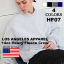 LOS ANGELES APPAREL　ロサンゼルスアパレル パーカー メンズ レディース 春秋冬用 綿100% ※グレーのみコットン98%,ポリエステル2%　パーカー 全4色 ホワイト ブラック グレー ネイビーS/M/L/XL 14oz