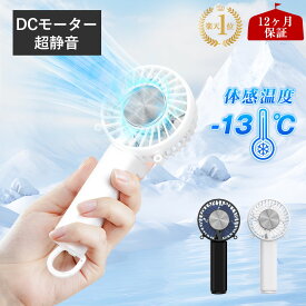 【楽天1位】 ハンディファン 冷却プレート搭載【1秒冷却・超静音】 扇風機 首掛け＆卓上対応【4in1多機能】【DCモーター 超静音20dB】【5段階風量調節】【大容量4500mAh】携帯扇風機 手持ち/首かけ/折りたたみ/クリップ対応 USB充電式