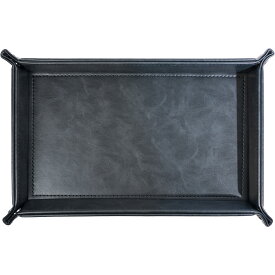 レザートレー レザートレイ 長方形 小物入れ 革小物 おしゃれ 高級PUレザー トラベルトレー トラベルトレイ マネートレー デスクトレー アクセサリー ジュエリーボックス ディスプレイ 旅行 雑貨 HIGH FIVE ブランド 送料無料