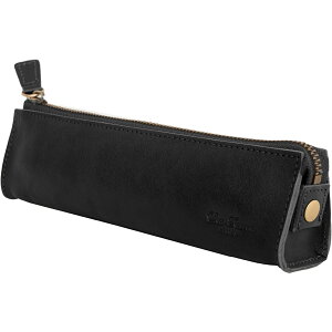 ペンケース 筆箱 本革 イタリアンレザー おしゃれ スムーズな ファスナー チャック 小さめ スリム ふで箱 ふでばこ ペン ポーチ 文房具 文具 収納 革小物 DomTeporna Italy ブランド 送料無料 ギフ