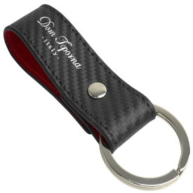本革 牛革 イタリアンカーボンレザー キーリング ベルトタイプ キーホルダー キーチャーム スマートキーケース 鍵 カギ 収納 DomTeporna Italy ブランド メンズ レディース 革小物 ユニセックス プレゼント ギフト 対応 S