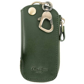 スマートキーケース イタリアンレザー キーケース スマートキー 車キーケース 1枚革 革 本革 キーホルダー 車 カラビナ付き キーリング 2個 キーレス 鍵 ケース 牛革 DomTeporna Italy ブランド シンプル おしゃれ かわいい レディース 名入れ プレゼント ギフト 対応 S