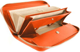 【クーポン使用3280円】 長財布 レディース 財布 革 大容量 レザー カード収納 レザー じゃばら 自動振り分け カードケース ラウンドファスナー 小銭入れ カード入れ おしゃれ かわいい 大人 ながさいふ RafiCaro ブランド 送料無料 ギフト 対応 L