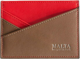 牛革 フラグメントケース カードケース 薄型 ツートン バイカラー 薄い 財布 レディース スリム カード入れ レザー 極薄 極小 ミニ財布 薄い財布 ミニウォレット 小さい財布 キャッシュレス メンズ レディース おしゃれ かわいい MALTA ブランド 送料無料 ギフト 対応S