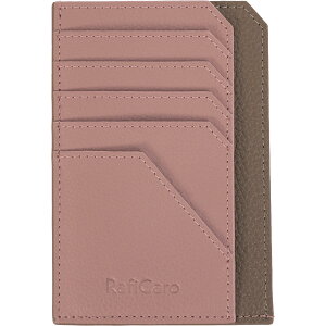 フラグメントケース 本革 薄い財布 ミニ財布 レディース 薄い 牛革 カードケース 薄型財布 スリム 財布 革 YKK ファスナー 小銭入れ 軽量 バイカラー カード入れ シンプル おしゃれ かわいい