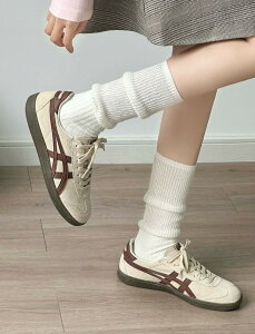 ���{������ OnitsukaTiger �I�j�c�J�^�C�K�[ Tokuten Unisex Off White Brown �g�N�e�� �I�t�z���C�g�u���E�� �j�����p�J�W���A���X�j�[�J�[ 1183C562-250
