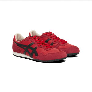 ���{������ Onitsuka Tiger �I�j�c�J�^�C�K�[ SERRANO CLASSIC RED BLACK �Z���[�m �N���V�b�N ���b�h �u���b�N �J�W���A�� ���[�J�b�g �E�B�����Y �j�����p�X�j�[�J�[ 1183B400-605