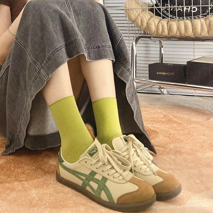 楽天市場】日本未入荷 Onitsuka Tiger Tokuten Beige Green オニツカ 