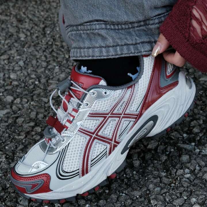 楽天市場】日本未入荷 Asics アシックス ゲル カハナ レッドシルバー 