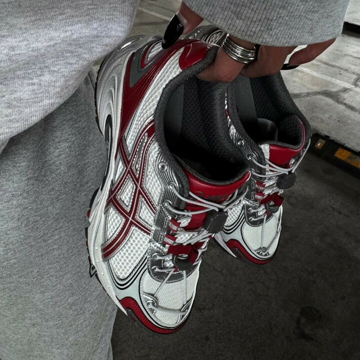 楽天市場】日本未入荷 Asics アシックス ゲル カハナ レッドシルバー 