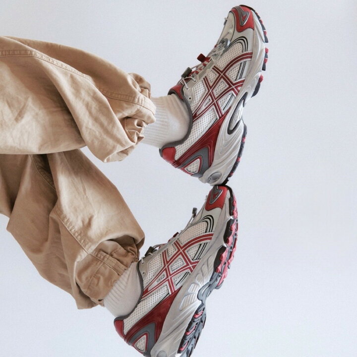 楽天市場】日本未入荷 Asics アシックス ゲル カハナ レッドシルバー 