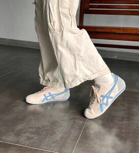 { Onitsuka Tiger Runspark Cream Light Blue IjcJ^CK[ Xp[N N[u[ fB[XXj[J[ 1183B480-250