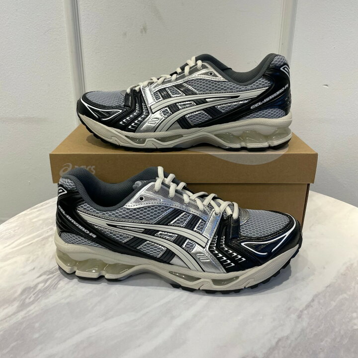 楽天市場】日本未発売 ASICS Gel-Kayano 14 Black Glacier Grey Silver  