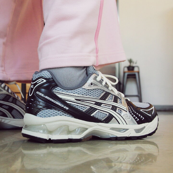 楽天市場】日本未発売 ASICS Gel-Kayano 14 Black Glacier Grey Silver 