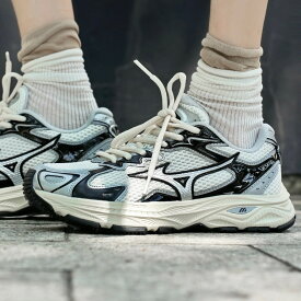 日本未入荷 OARISM x MIZUNO Racer S ミズノ レーサー ホワイトブラック シルバー コラボレーション D1GH243601 ランニングシューズ 運動スニーカー ローカット
