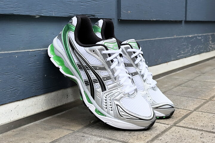 楽天市場】日本未入荷 ASICS GEL-KAYANO 14 WHITE/MALACHITE GREEN 