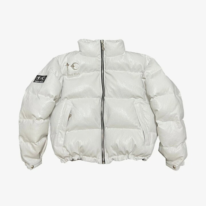 楽天市場】日本未入荷 Thug Club Leather Puffer Jacket Black  