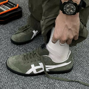 ���{������ Onitsuka Tiger Tokuten �I�j�c�J�^�C�K�[ �g�N�e�� �O���[�� �z���C�g�u���b�N Burnt Green White Black �j�����p �C�O�l�C 1183A907-300