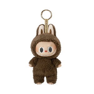{ Pop Mart |bv}[g uu eCXeB[ }J L[O  I[v{bNX uE Labubu The Monsters Labubu Tasty Macarons Series Chestnut Cocoa Keyring (Opened Case)