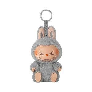 { Pop Mart |bv}[g uu ww ꏏɗV  I[v{bNX O[ PopMart Labubu Let's Play Together Doll Series Hehe Keyring