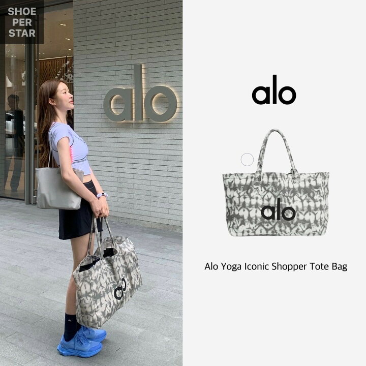 楽天市場】日本未入荷 Alo Yoga アロー ヨガ トートバック グレー アイ 