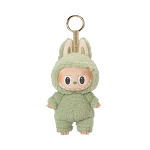 { Pop Mart U[X^[Y uu }J L[O O[  PopMart Labubu The Monsters Labubu Tasty Macarons Series Green Grape Keyring