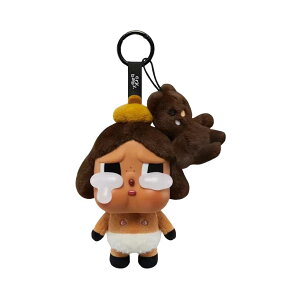 { Pop Mart NCxCr[ NCOAQC V[Y ʂ݃L[z_[ xCr[uE I[v{bNX Pop Mart Crybaby Crying Again Series Plush Keyring Baby Brown